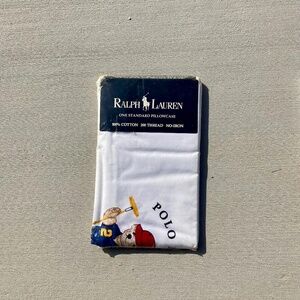 Rare Vintage 1995 Polo Ralph Lauren Polo Bear Pillow Case (1)